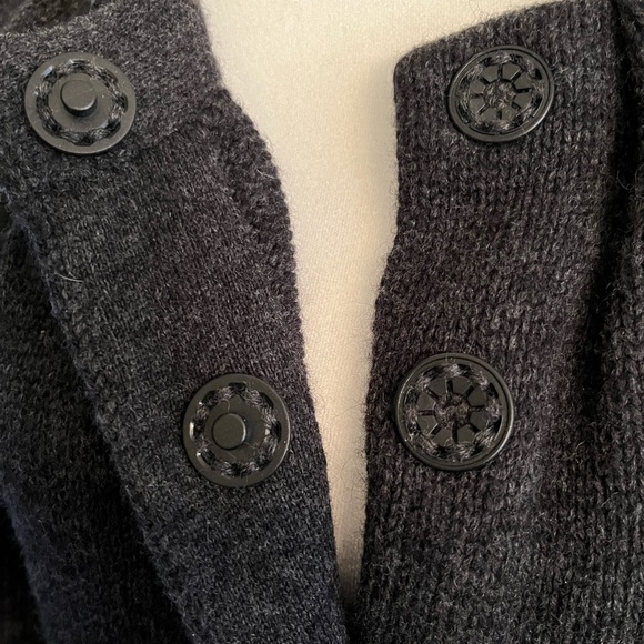 Vince Long Cashmere Snap Cardigan - Picture 4 of 6